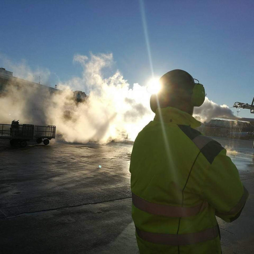 Our equipment in action.